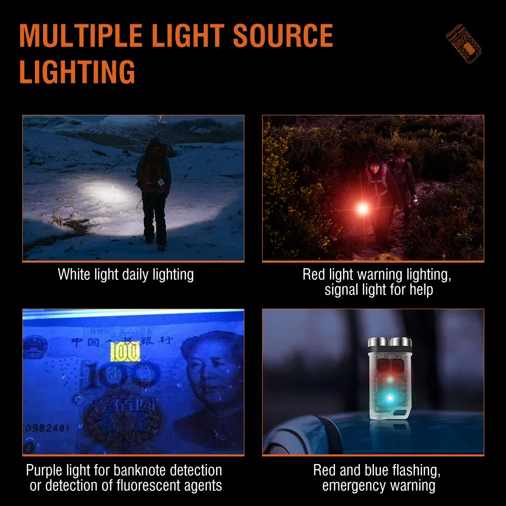 BORUiT V3 LED Keychain Portabl - огляд і ціна Keychain Flashlight