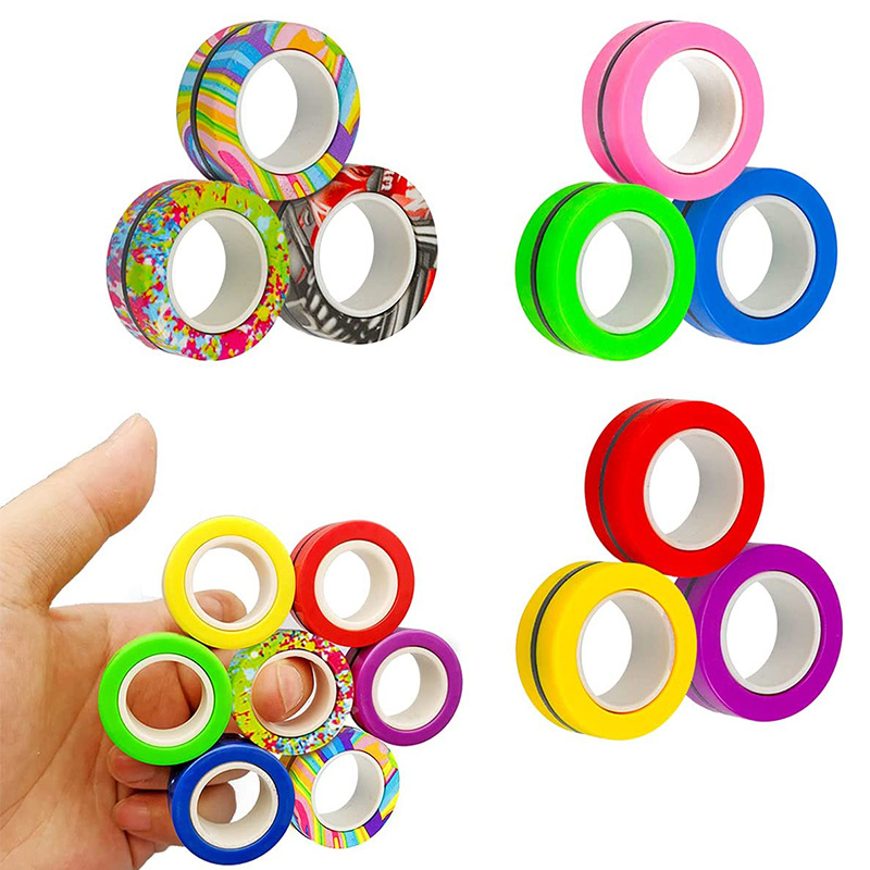 3PCS Fingertip Magnetic Rings  - огляд і ціна Fidget Spinner Bearing