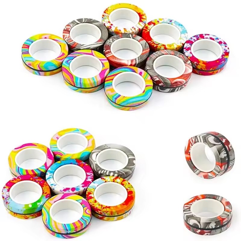 3PCS Fingertip Magnetic Rings  - огляд і ціна Fidget Spinner Bearing