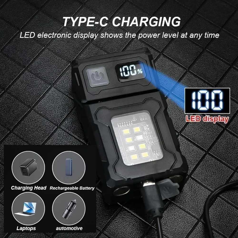 180° Rotatable LED Flashlight  - огляд і ціна Keychain Flashlight