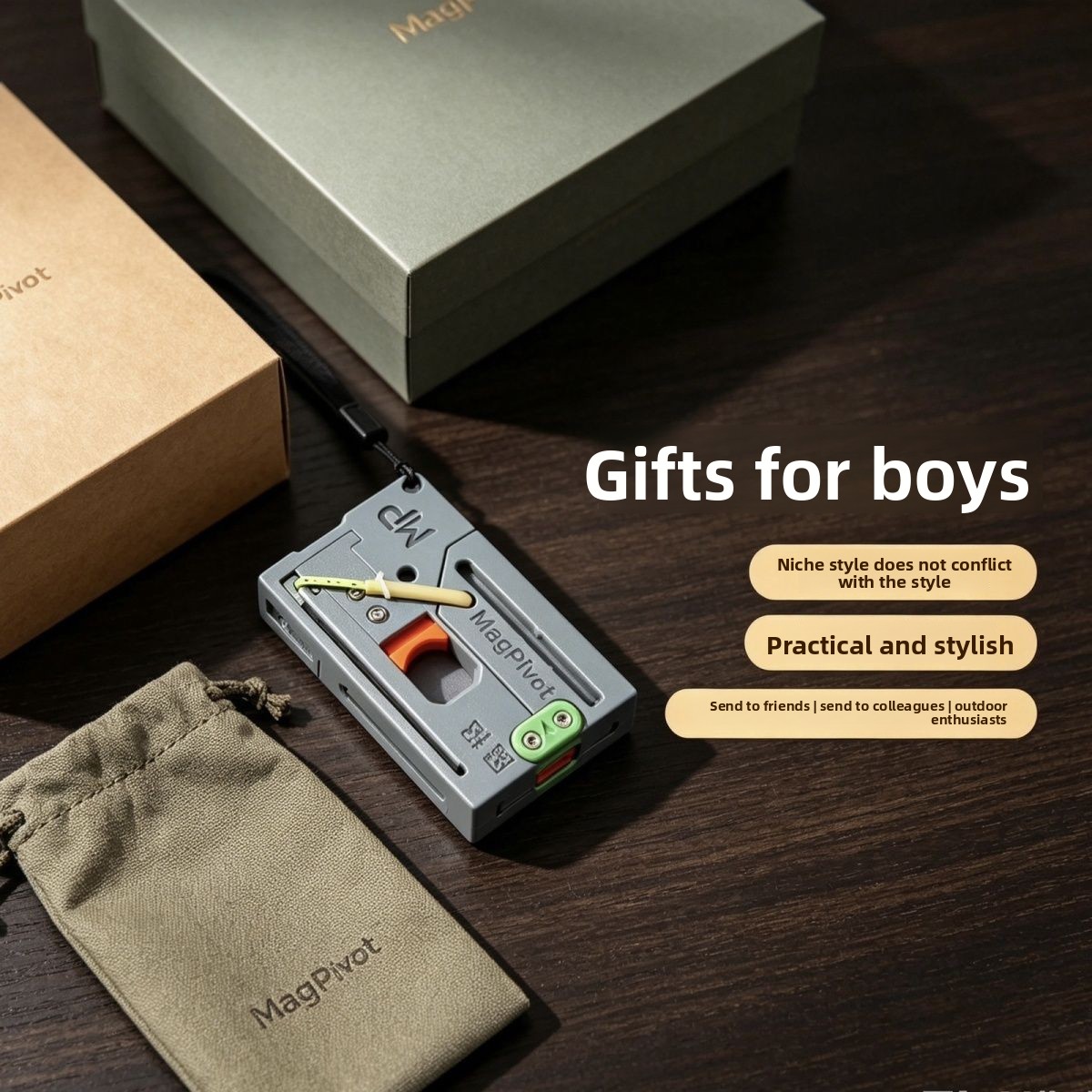 MagaPivot Card Slingshot Porta - огляд і ціна Edc Carry Card