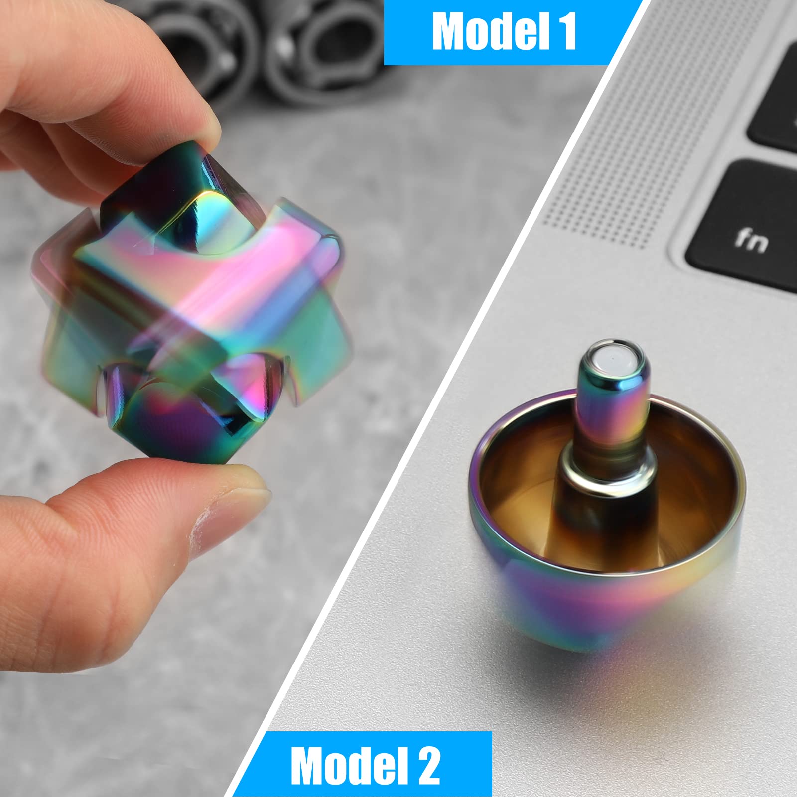 Metal Cube Rotating Fingertip  - огляд і ціна Fidget Spinner Bearing