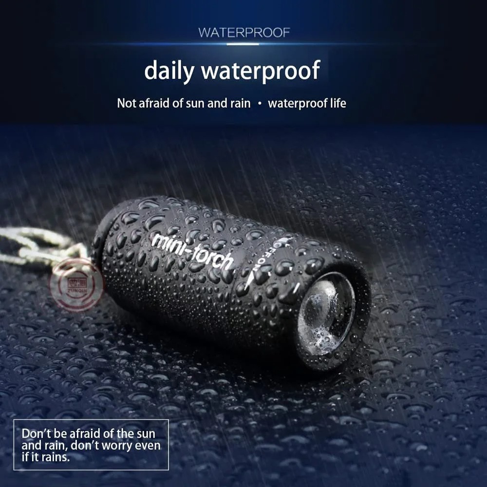 USB Rechargeable Camping Mini  - огляд і ціна Keychain Flashlight