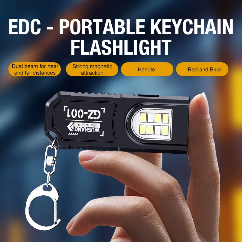 Portable Waist Hanging Keychai - огляд і ціна Keychain Flashlight