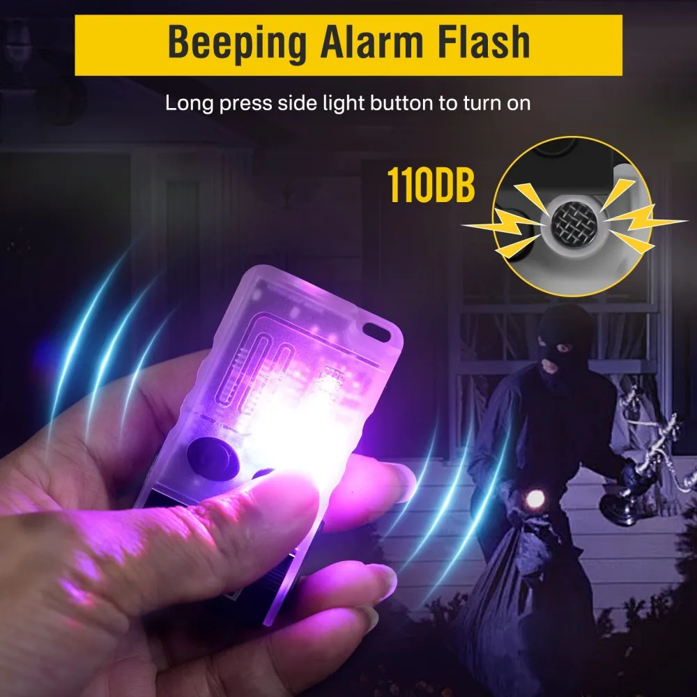 BORUiT V20 Buzzer EDC LED Keyc - огляд і ціна Keychain Flashlight