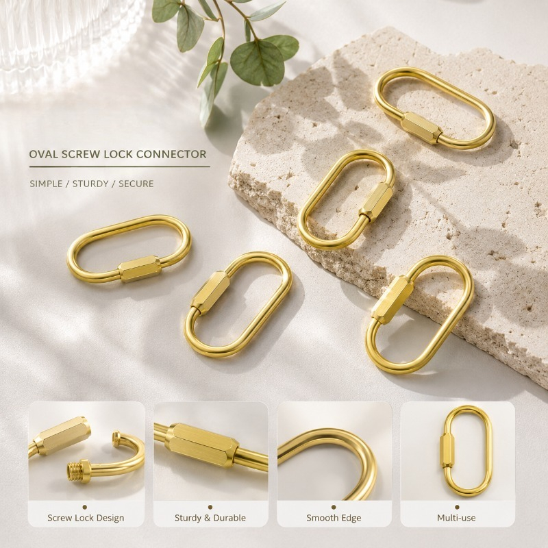 Solid Brass Screw Type D-Ring  - огляд і ціна Edc Car Carry