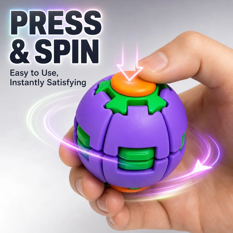 Mini Portable 3D Printed Fidge - огляд і ціна Fidget Spinner Bearing