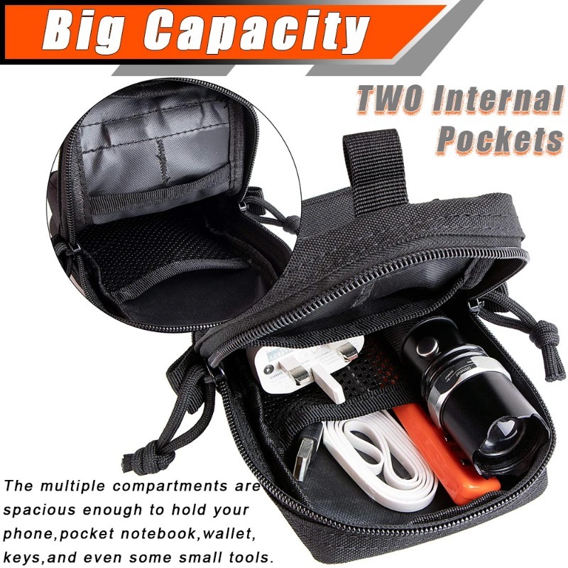 Tactical MOLLE EDC Utility Wai - огляд і ціна Edc Carry Belt Pouch