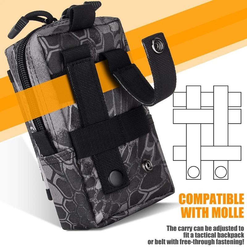 Tactical MOLLE EDC Utility Wai - огляд і ціна Edc Carry Belt Pouch