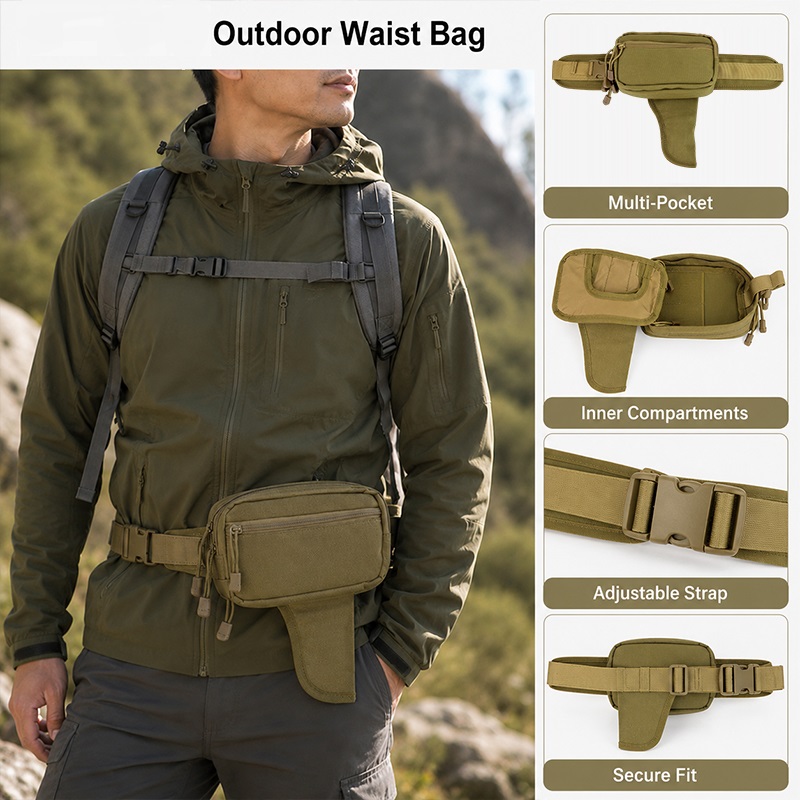 Multifunctional Waist Bag Nylo - огляд і ціна Edc Carry For Men