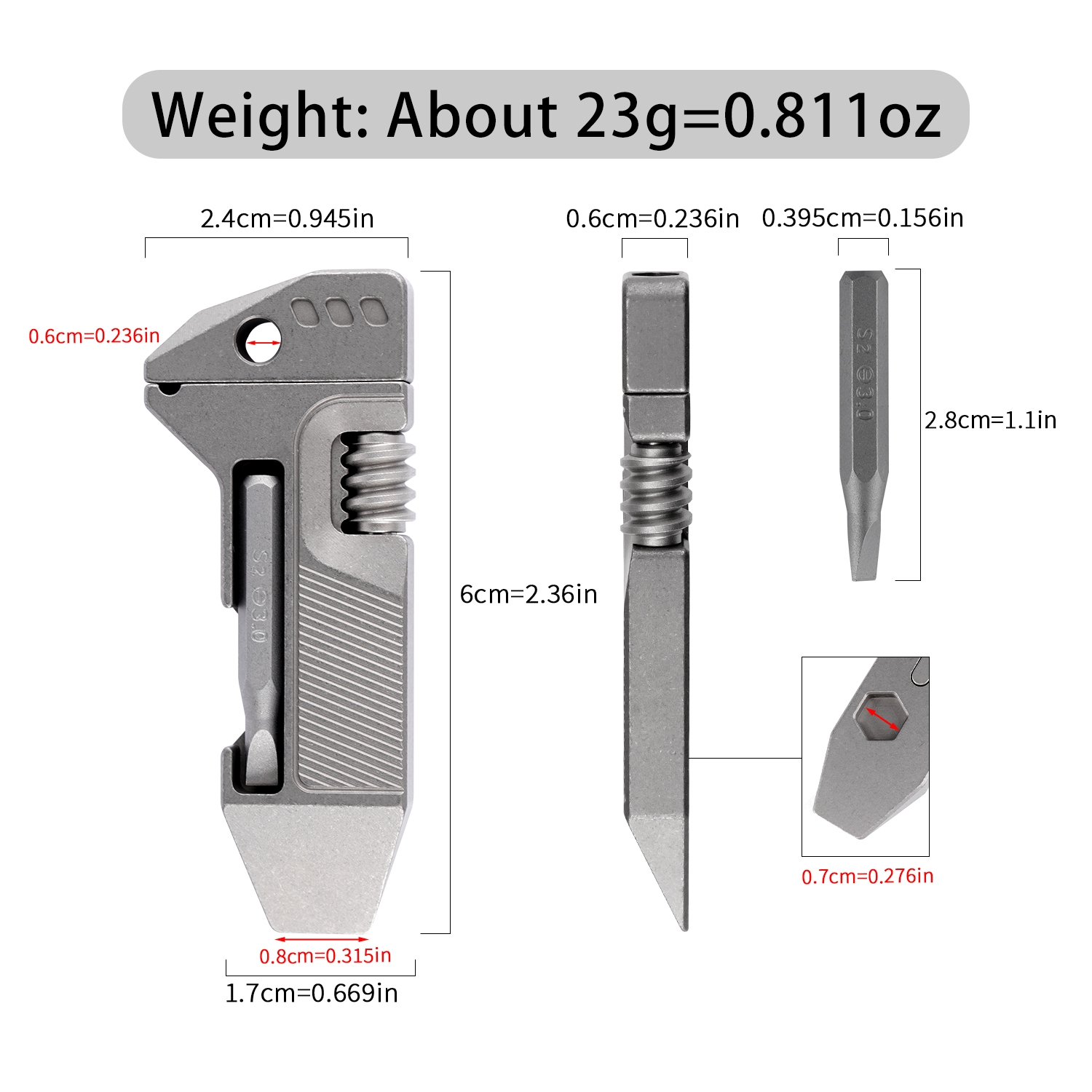 Titanium Alloy Mini EDC Multi  - огляд і ціна Edc Gear Every Day Carry